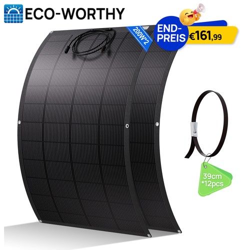 Eco worthy 400w flexibel - 400w,