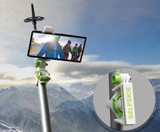 Selfskie Selfie Stick Halterung Smartphone 42g Trekking Stock Golf Bike Ski Pole