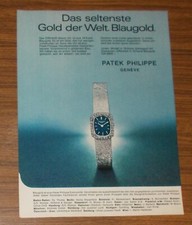 Seltene Werbung vintage PATEK