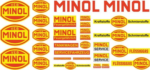 Set minol tankwagen - minol,