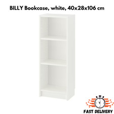 IKEA BILLY Bücherregal Standregal weiß 40x28x106 cm mit verstellbaren Einlegeböden