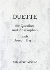 DUETTE QUERFLÖTE & ALT SAXOPHON NACH JOSEPH HAYDN ( NOTEN )
