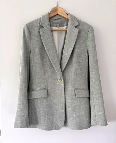 Blazer grün weiß 38 - h&m,