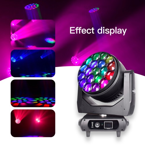 19x15w rgbw moving head zoom - 19x15w,