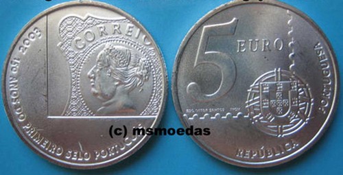 Portugal euro 2003 - euro, silber
