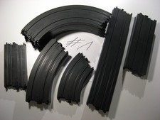 #1 TYCO Bahnteile (Autorennbahn, Rennbahn, Slotcar Ho (H0) Schienen, Konvolut)