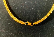 16 " Vergoldet 4MM Edelstahl