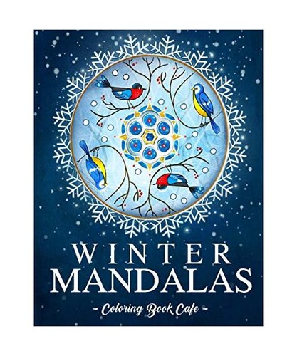 Winter mandalas coloring book - winter,