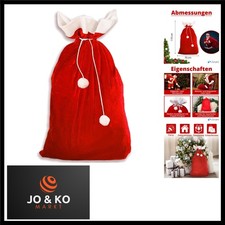 Weihnachtssack, XXL Nikolaussack Weihnachtsmann Sack Santa Sack Geschenkesack...