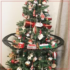 Elektrischer Eisenbahn Zug Weihnachtszug Set Modelleisenbahn Weihnachtsbahn Zug