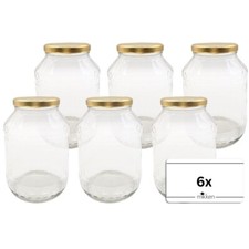 mikken 6 große Einmachgläser