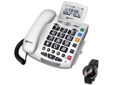 Sprechendes Notruftelefon Geemarc Serenities mit Notrufarmband (NAN-01574)