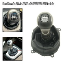 5 Gang Schaltmanschette Schaltsack Schaltknauf Rahmen Für Honda Civic 2006-2011