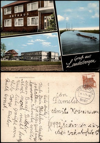 Ansichtskarte landesbergen - ansichtskarte,