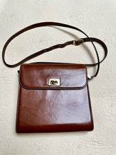Cognacfarbene Crossbody Tasche