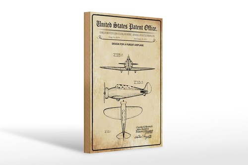 Holzschild patent 20x30 - patent, cm
