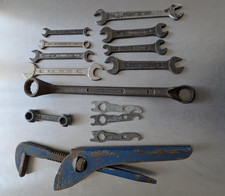 KONVOLUT DDR  Werkzeug  Maulschlüssel, Ringschlüssel ,Rohrzange