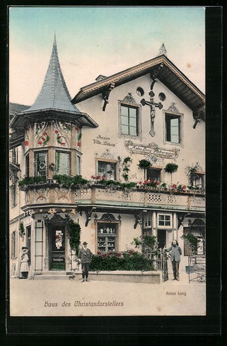 Oberammergau haus des - ak,