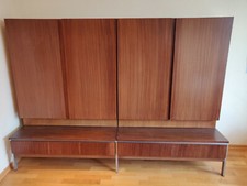 Dänischer Vintage Highboard/Schrank im Palisander Stil mit Sitzfläche