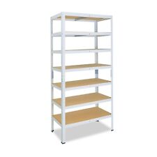 shelfplaza HOME Metallregal Industrialstyle weiß, 230 cm hoch, 148 Varianten