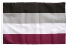 Asexuell banner fahnen - asexuell,