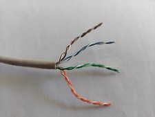 25 m  LAN Kabel  UTP .CAT 6 23AWG/1x4P   Solid Cable     Volldraht   , 4 paarig