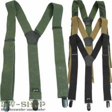US HOSENTRÄGER MIT CLIP OLIV