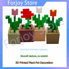 3D Gedruckte Pixel Pflanze