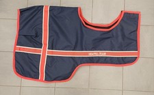 Regenausreitdecke Mit Fleece 115 cm Blau HKM Nierendecke Klettverschluss TOP
