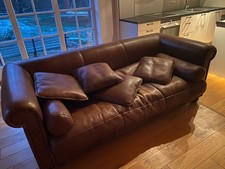  Grosses Büffelledersofa 