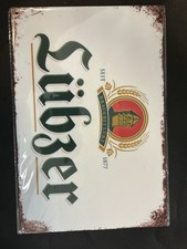 Blechschild Lübzer Bier