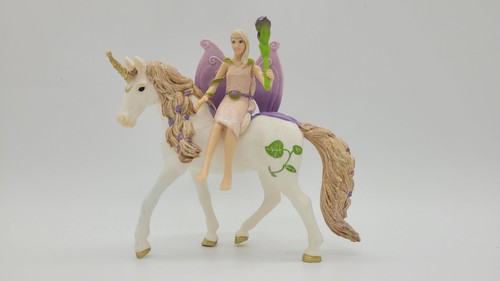 Schleich einhorn mit elfe aus - einhorn, (aus
