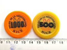 Paket 2 Wertmarken Kasino Nice