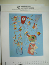 Wassily Kandinsky 12 Drucke Weingarten  Kalender 55 x 46 cm 2005 Moderne Kunst