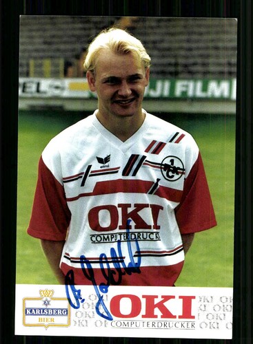 Bjarne goldbaek autogrammkarte - bjarne,