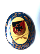 Ansteck - Button / Pin Bundeswehr Reservistenverband Bayern in Bronze von 1990