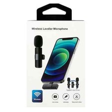 Mikrofon Lavalier kabellos für Smartphone Plug & Play Handy USB-C iPhone 15 NEU