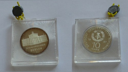 Ddr gedenk münze mark - gedenk, 10