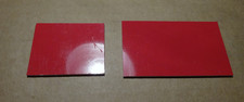 Graviermaterial 2 x Resopal rot/weiß/rot 2mm stark