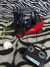 Dickie Work Master Linde RC Gabelstapler ferngesteuert mit Funktionen Geräusch