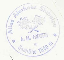 96/659 AK STUBALPE ALTES ALMHAUS  BRANDKOGEL