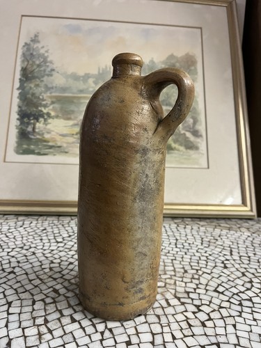 Antiker steinzeug flasche - antiker,