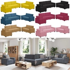 3-tlg. Sofagarnitur mit Kissen