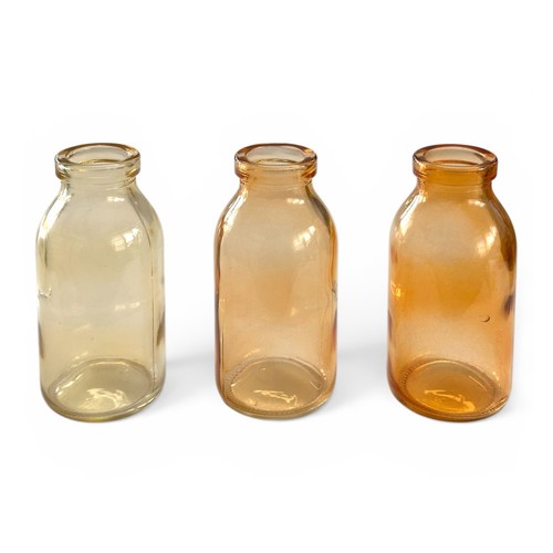 Glasvase 3er set bottle - glasvase, "bottle