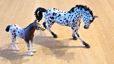 Schleich Knabstrupper Stute und Fohlen 13769 und 13760