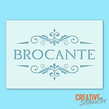 Brocante French Sign Stencil -