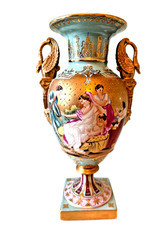 Alte Prunkvase im SEVRES-Stil