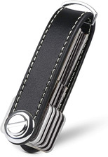 Key Organizer | Schlüsselanhänger Echtes Leder | Pocket Smart Key Holder Mit Sti