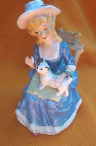 Porzellanfigur elegante dame - elegante,