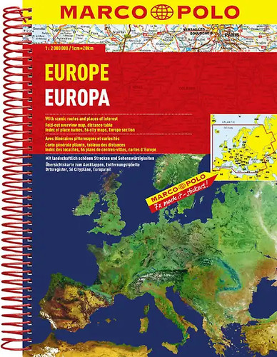 Marco polo reiseatlas europa - polo,